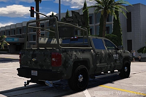 GTA 雪佛兰 西尔维拉多军用版 MOD
