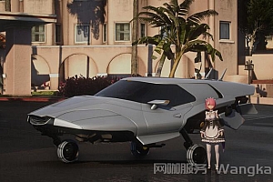 GTA 赛博朋克气垫车 MOD