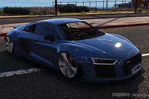 GTA 奥迪 R8 V10 Plus Rocket Bunny MOD